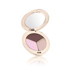 Jane Iredale Triple Eye Shadow Pink Bliss (Shimmery baby pink, Matte burgundy brown, Ecru)