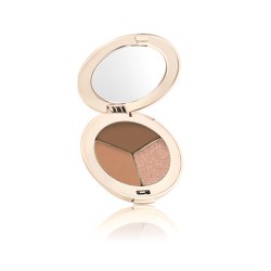 Jane Iredale Triple Eye Shadow Triple Cognac (Shimmery light peach, Almond brown, Deep matte brown)