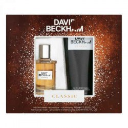 David Beckham Classic Gift Set 40ml EDT Spray + 200ml Hair & Body Wash