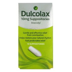 DULCOLAX 10mg 12 SUPPOSITORIES