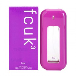 FCUK 3 Eau de Toilette 100ml Spray