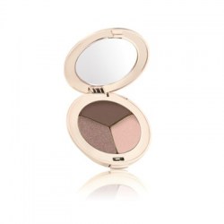 Jane Iredale Triple Eye Shadows Brown Sugar (Warm brown, Shimmery peach, shimmery Copper eggplant)