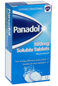 PANADOL 500mg SOLUBLE TABLETS 12