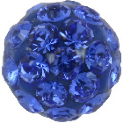 STUDEX Stainless Steel 4.5mm Fireball Sapphire EARRINGS