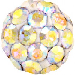 STUDEX Stainless Steel 4.5mm Fireball AB Crystal EARRINGS