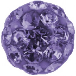 STUDEX Stainless Steel 4.5mm Fireball Tanzanite EARRINGS