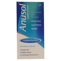 ANUSOL SUPPOSITORIES 24 BUY ONLINE