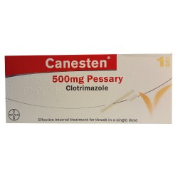 CANESTEN PESSARY CREAM 500mg