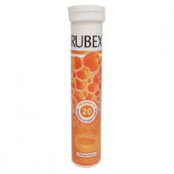 RUBEX ORANGE 1000mg 20 EFFERVESCENT TABLETS